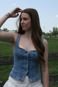 Blue Ridge Denim Top